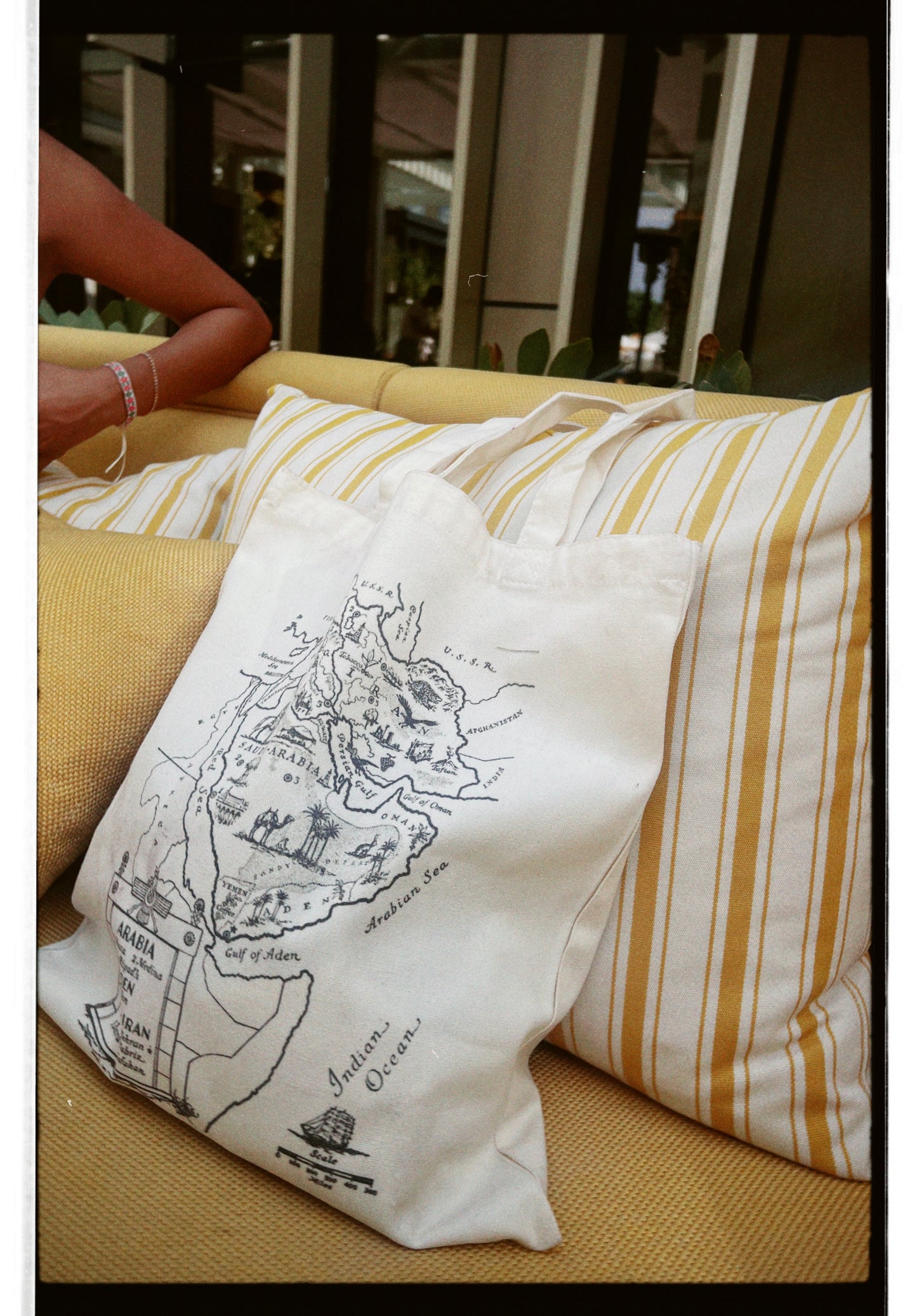 Tote bag Atlas Map