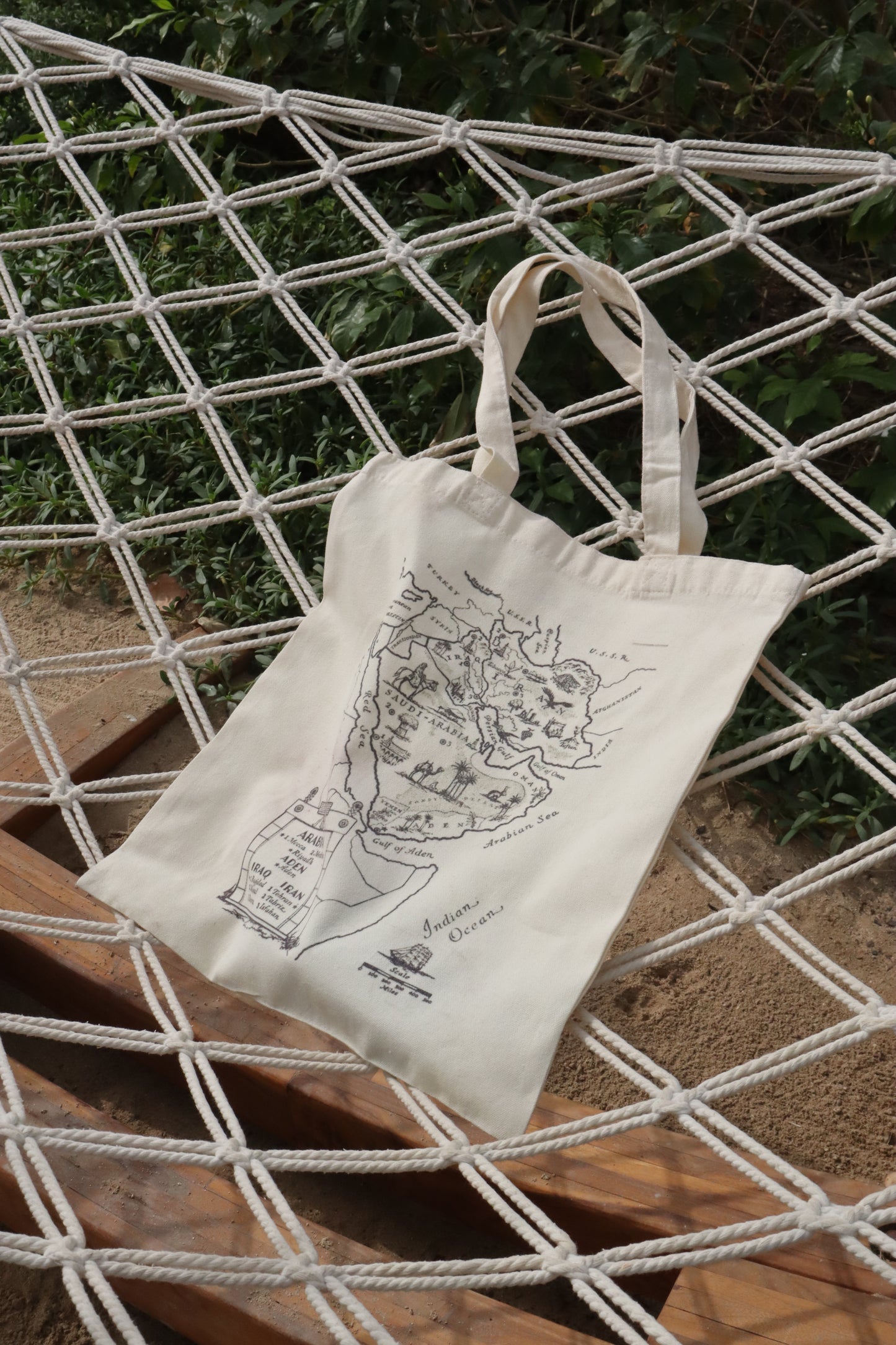 Tote bag Atlas Map